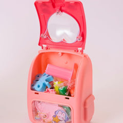 Mini Trolley Bag Case with Colorful Clay and Molds