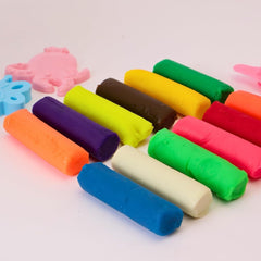 Mini Trolley Bag Case with Colorful Clay and Molds