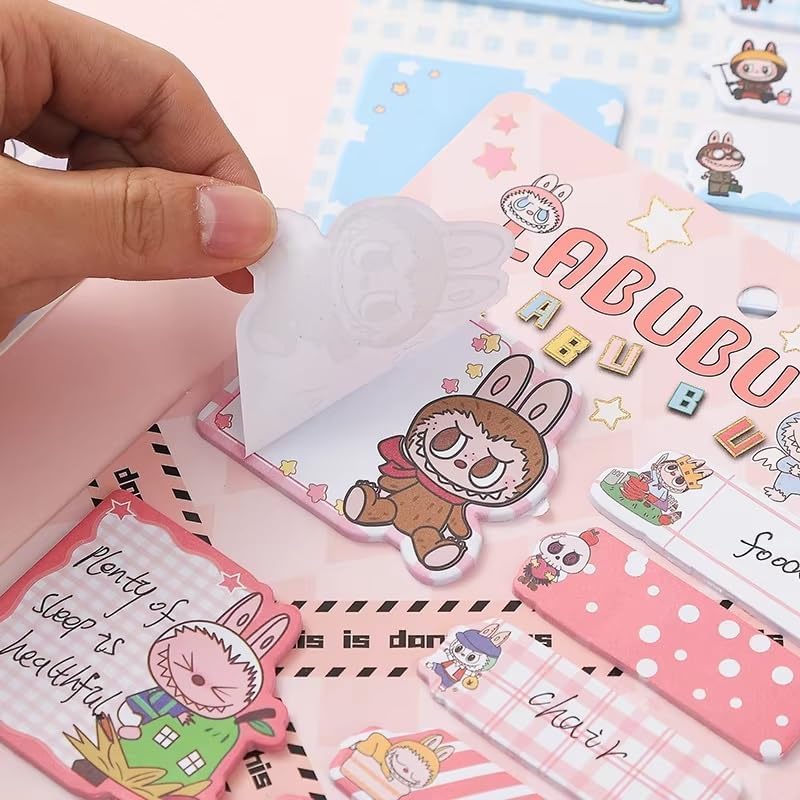 Sticky Notes Set (210 Sheets, 4 Sizes)