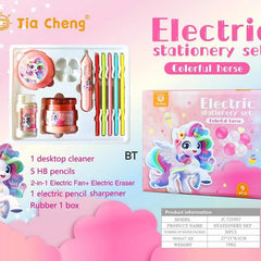 Electric Eraser & Desk Vacuum Set