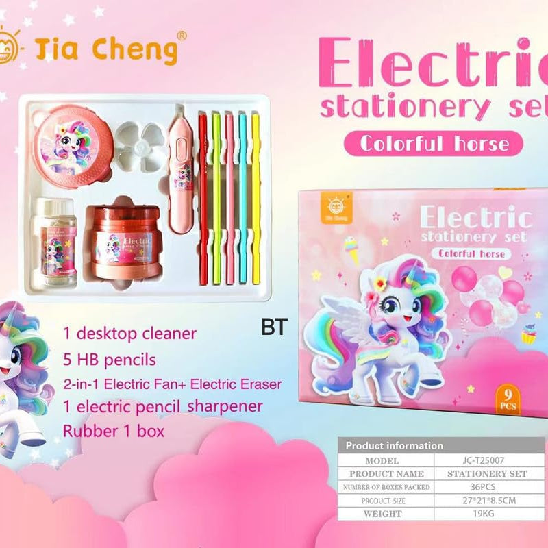 Electric Eraser & Desk Vacuum Set