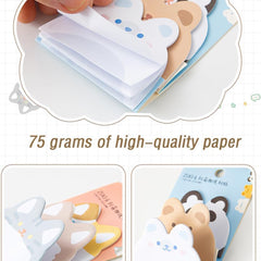 Sticky Notes Set (210 Sheets, 4 Sizes)