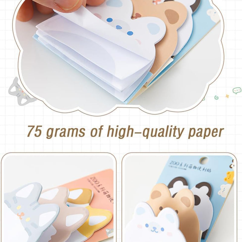 Sticky Notes Set (210 Sheets, 4 Sizes)