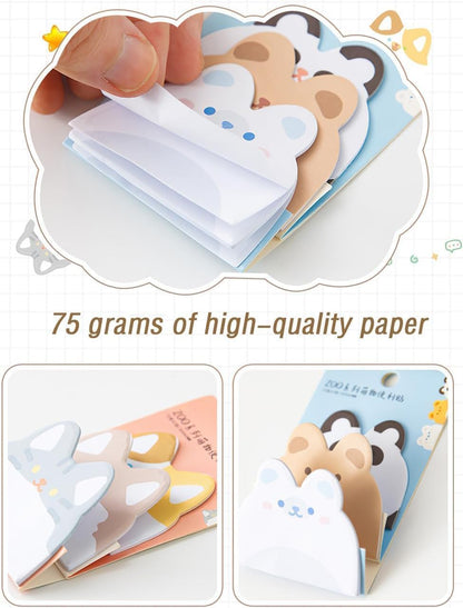 Sticky Notes Set (210 Sheets, 4 Sizes)