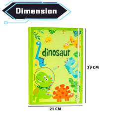 Dinosaur Theme Sketch & Coloring Art Kit