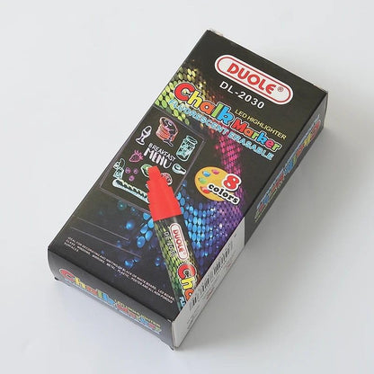 Liquid Chalk Markers Kit – 8 Vibrant Colors