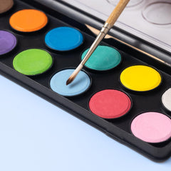 Water Color Set with Brush- 12 Color