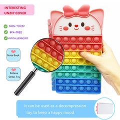 Pop Notebook, Push Bubble Spiral Notebook