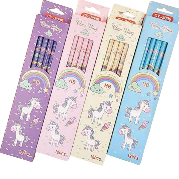 Unicorn Multicolor Wooden Pencils for Kids