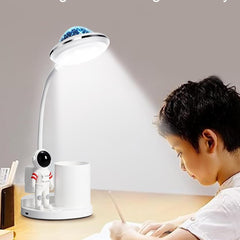 Astronaut Desk Lamp with Pen Holder