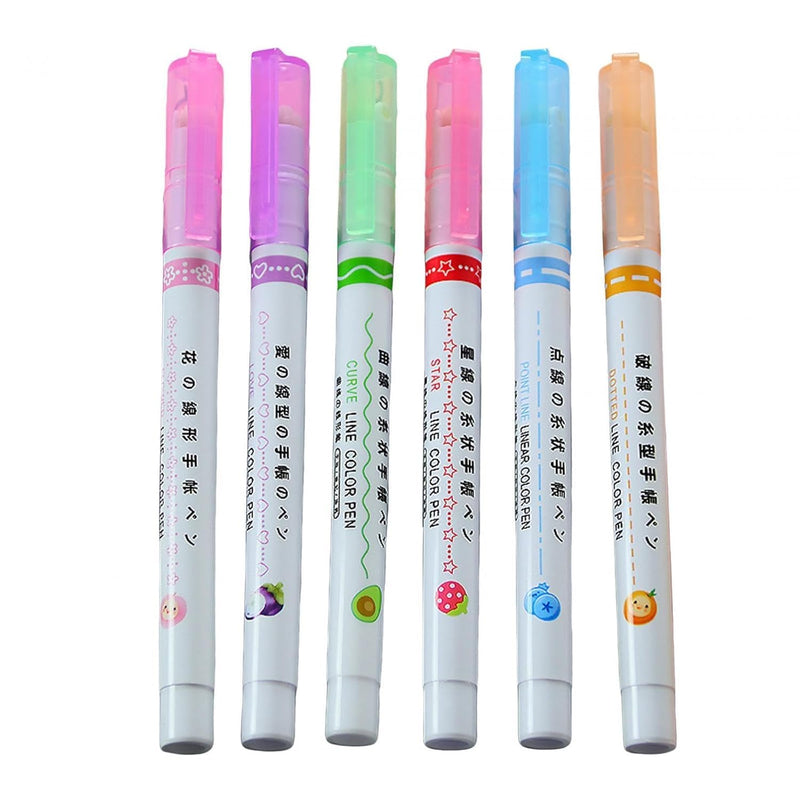 Kawaii Color Pens- Set of 6