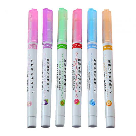 Kawaii Color Pens- Set of 6