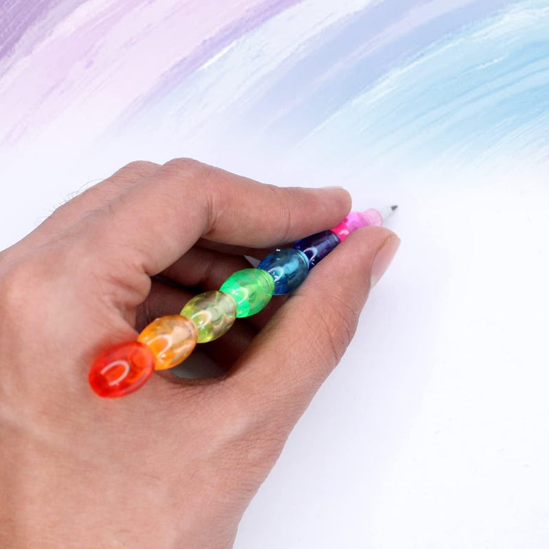Colorful Cartoon Push Pencils with Replaceable Leads