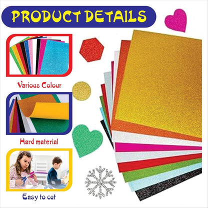 Self-Adhesive Glitter Paper Sheets