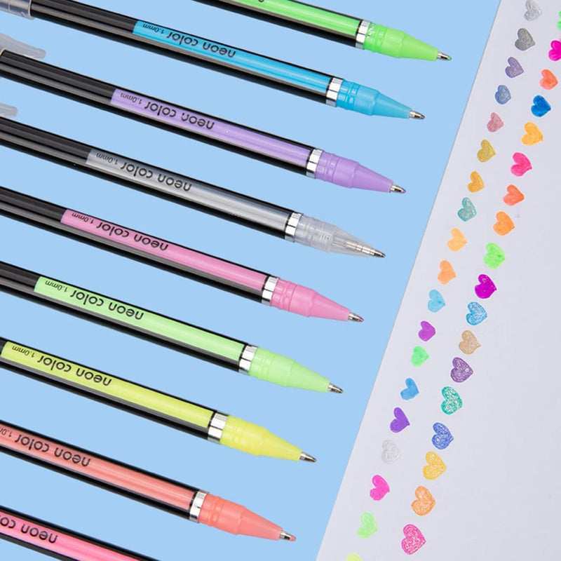 Metallic Glitter Gel Pens Set – 12 Color