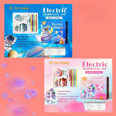 Electric Eraser & Desk Vacuum Set