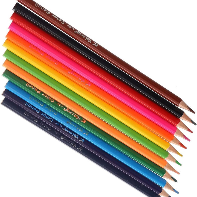 12 Mix Pastel Colour Pencils (Premium)