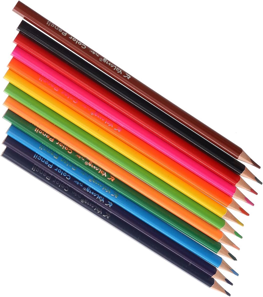 12 Mix Pastel Colour Pencils (Premium)