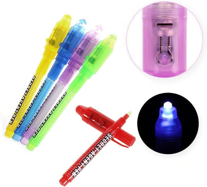 Invisible Ink Spy Pens- Set of 6