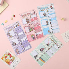 Sticky Notes Set (210 Sheets, 4 Sizes)