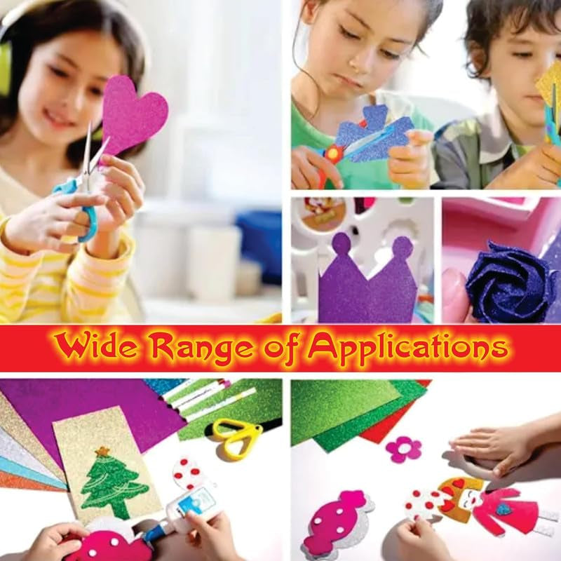 Self-Adhesive Glitter Paper Sheets