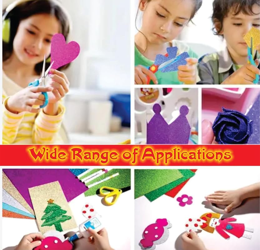 Self-Adhesive Glitter Paper Sheets