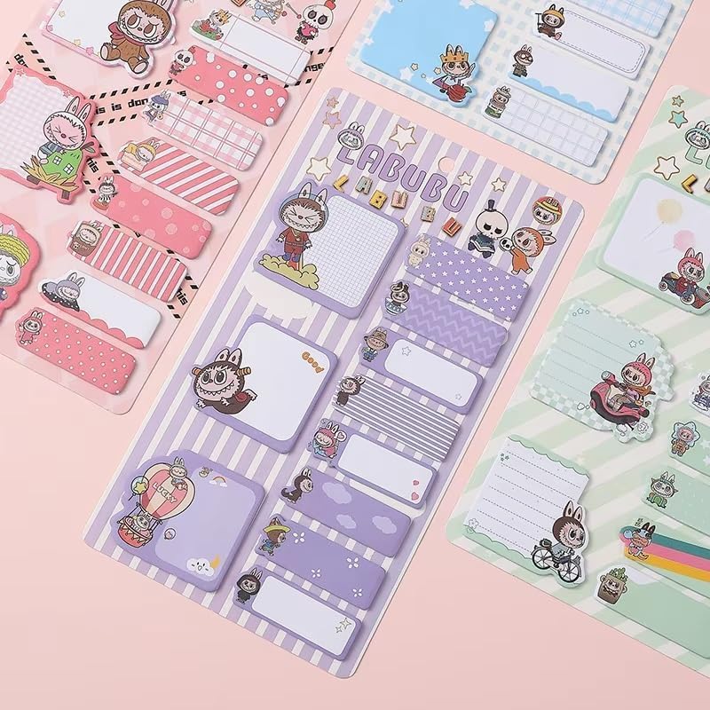 Sticky Notes Set (210 Sheets, 4 Sizes)