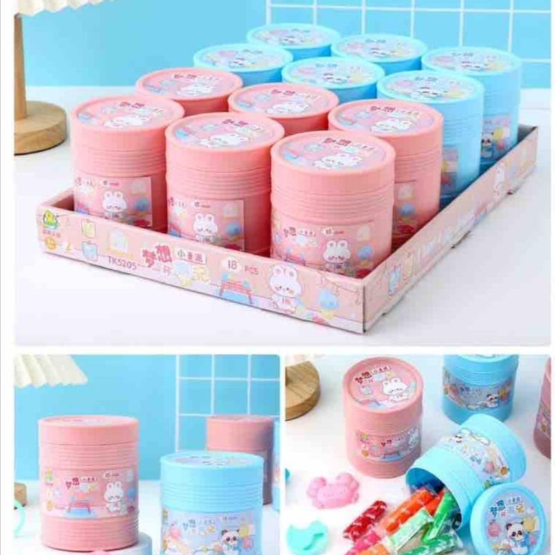 18 Color DIY Modelling Clay for Kids – Bucket Pack