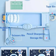 Jumbo Size Multi-Functional Astronaut Theme Pencil Box