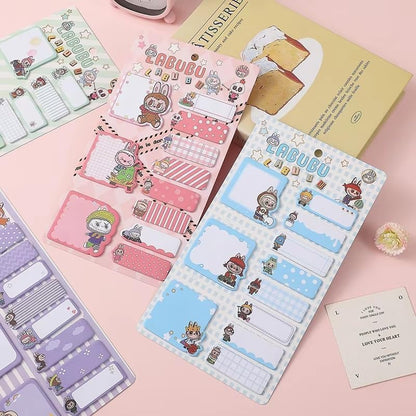 Sticky Notes Set (210 Sheets, 4 Sizes)