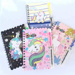 Premium Hard-Cover Spiral Notebook-200 Pages Ruled