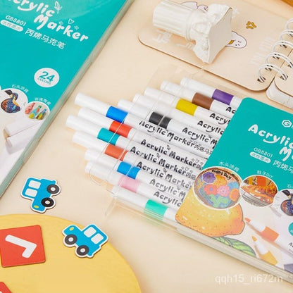 Waterproof Paint Markers (12-Color Set)
