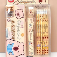 Cute Bunny Stationery Gift Set (9-Piece)