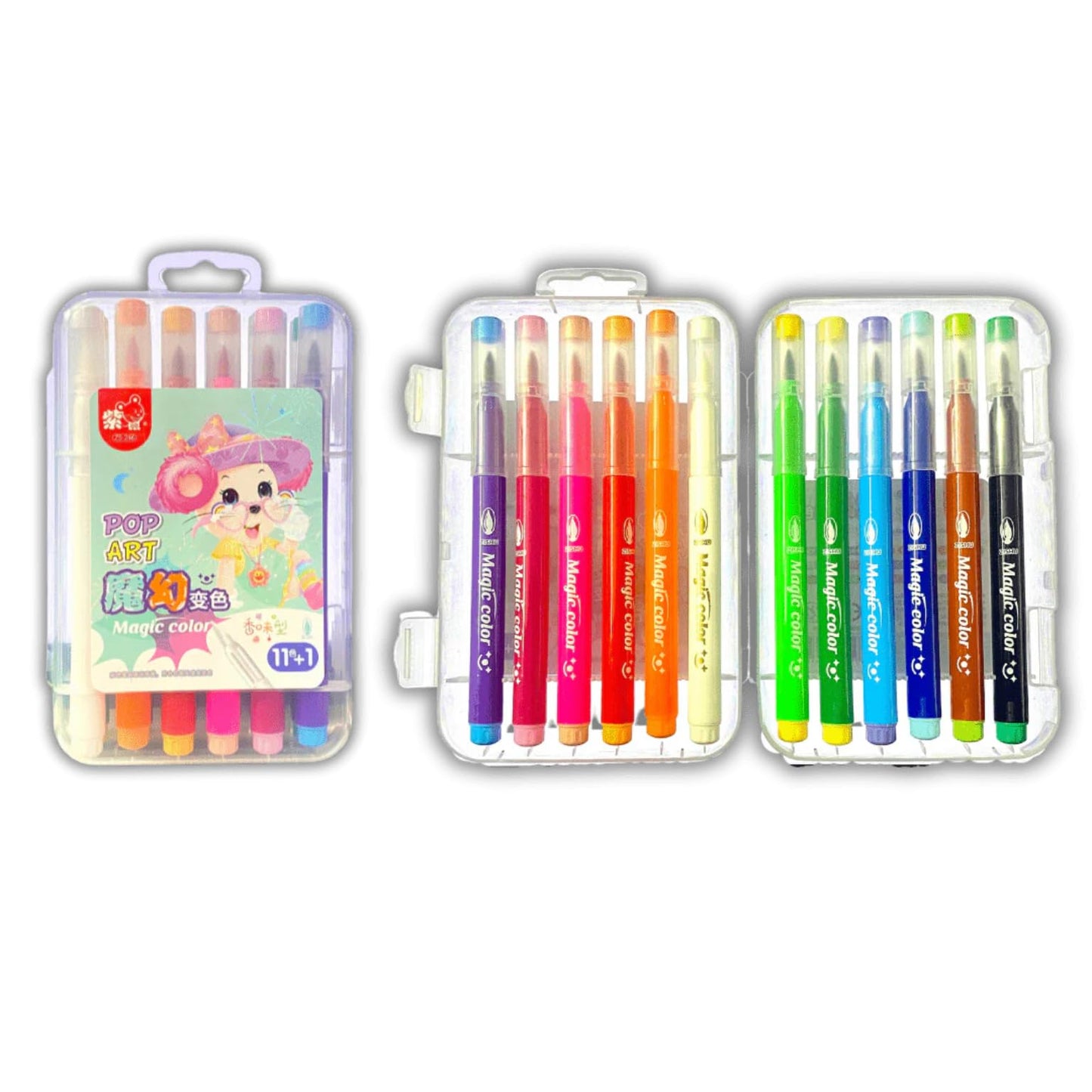 Magic Colour-Changing Markers – 12 Pack