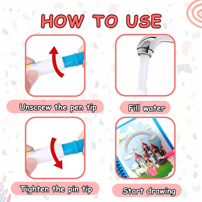 Mess-Free Water Colouring Book (Pack of 3)