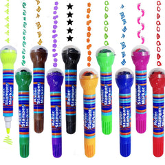 Roller Stamp Pen Set for Kids- Pack of 6