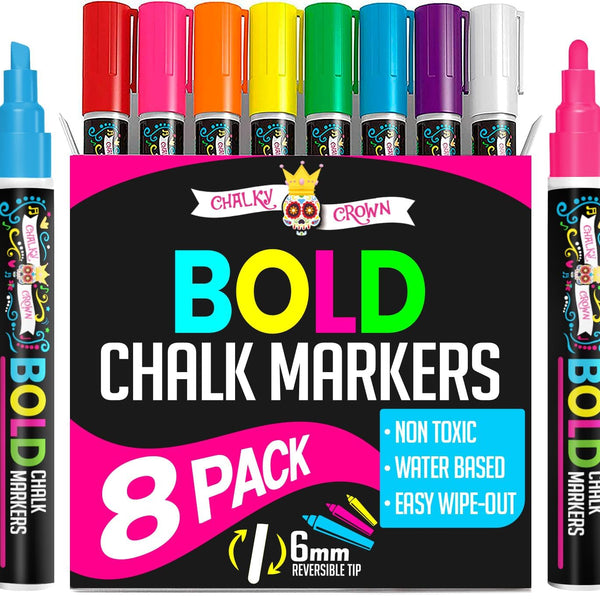 Bold Chalk Markers -8 Colors