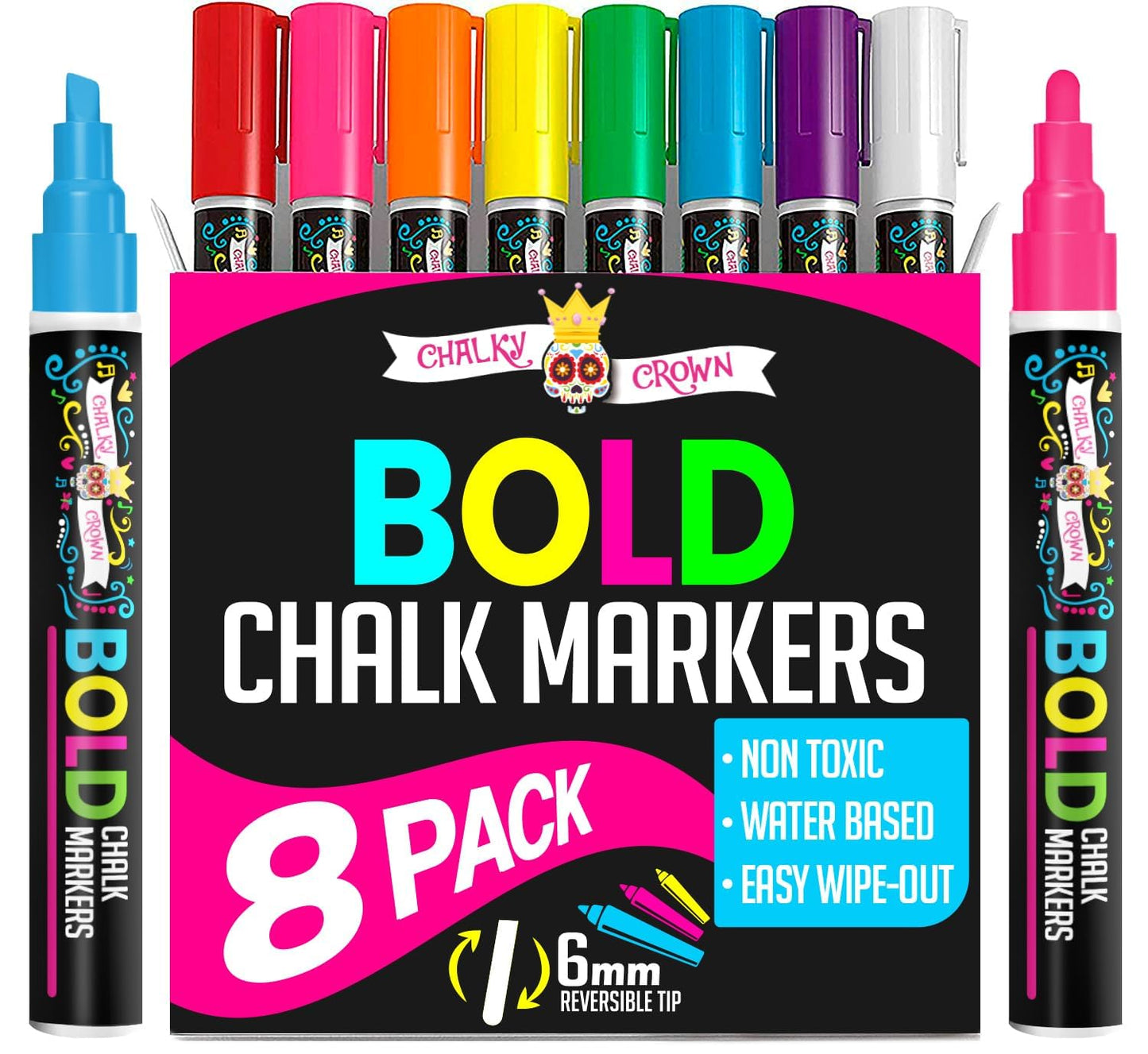 Bold Chalk Markers -8 Colors