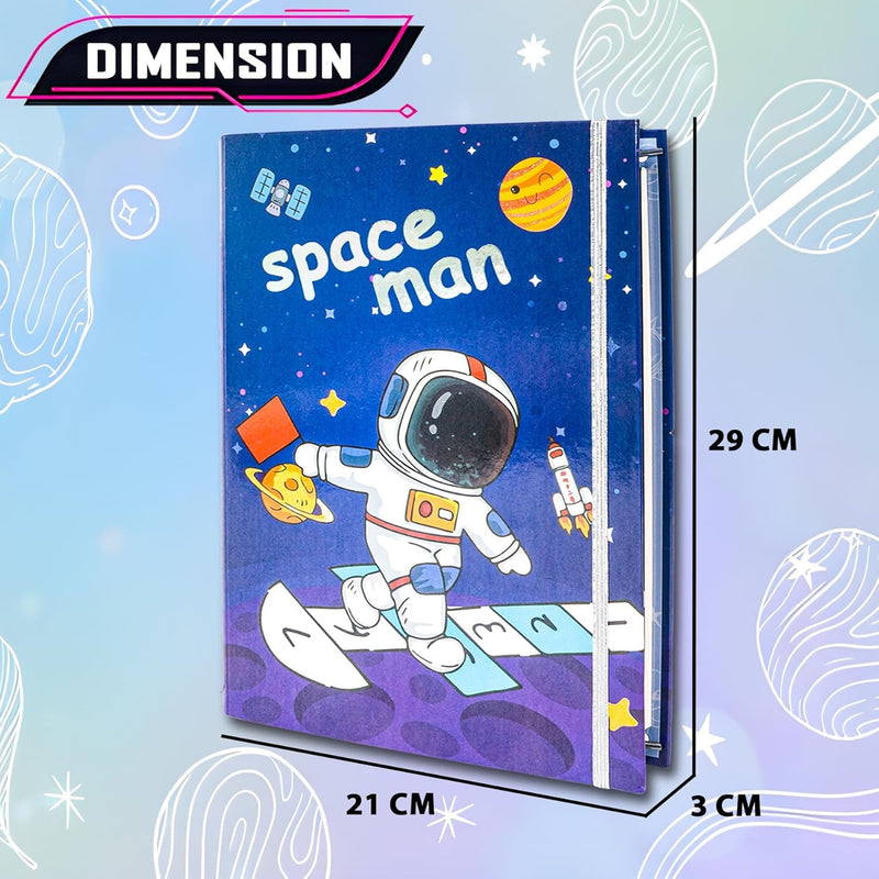 Space Theme Sketch & Coloring Art Kit