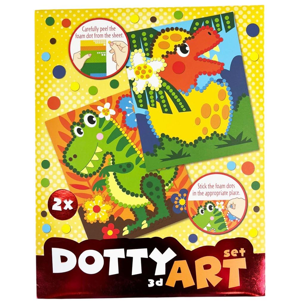 DIY Dotty 3D Art Painting Kit (Pack of 3)