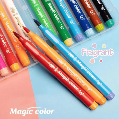 Magic Colour-Changing Markers – 12 Pack
