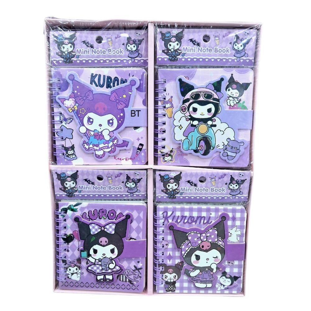 A8 Kuromi Theme Spiral Bound Diary