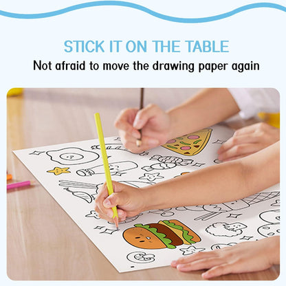 Colouring Paper Roll (Re-Stick)