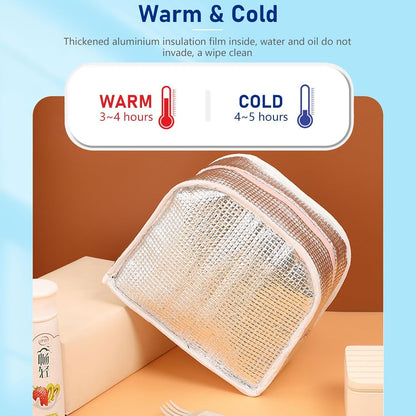 Cute Foldable Insulated Lunch Bag