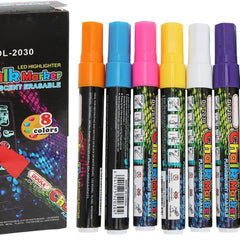 Liquid Chalk Markers Kit – 8 Vibrant Colors