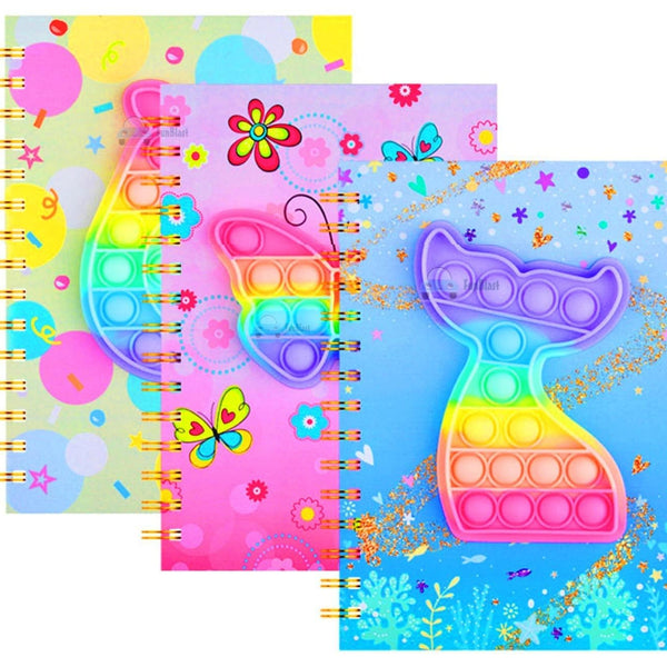 Trendy Hardcover Diary with Fun 3D Puppet/Butterfly Cover