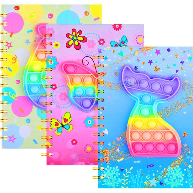 Trendy Hardcover Diary with Fun 3D Puppet/Butterfly Cover