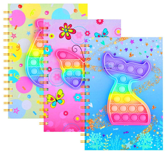 Trendy Hardcover Diary with Fun 3D Puppet/Butterfly Cover