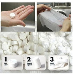 Magic Coin Compressed Facial Wipes (10-Pack)