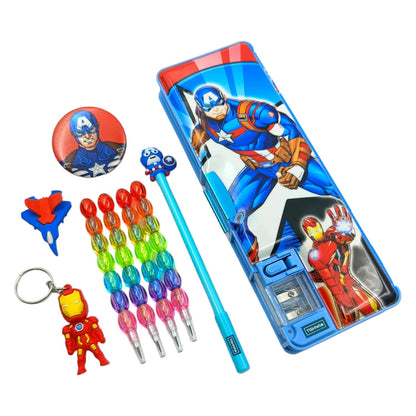 Marvel Avengers School Pencil Box Set
